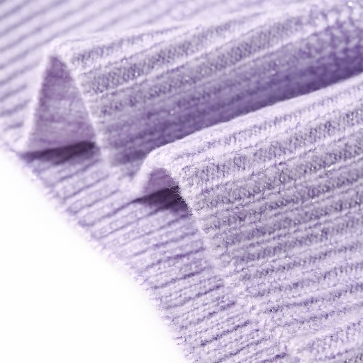 Produktbild VidaXL Kinder-Pulloverweste Gestrickt Helllila 140,Material: 67 (140)