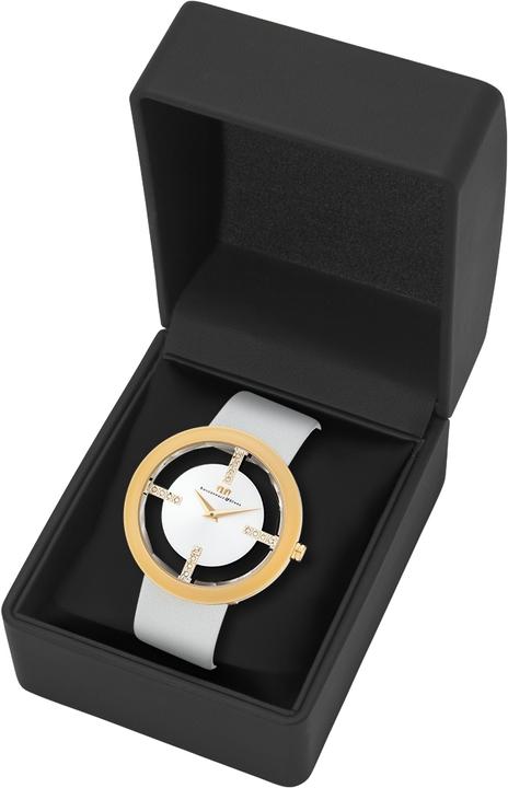 Produktbild Damen Quarzuhr Lucrezia Echtleder creme-weiss - 4332 (Analoguhr, 42 mm)