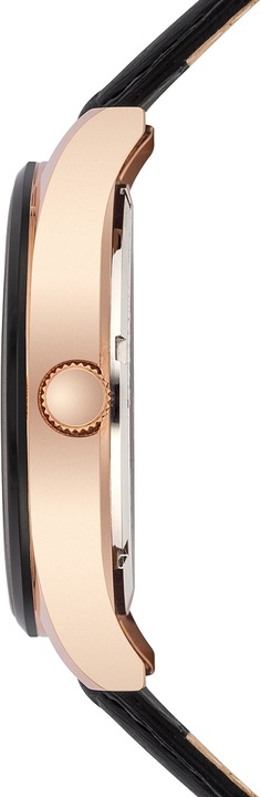Image du produit Montre à quartz pour homme Couragian en cuir véritable noir - 4470 (Montre analogique, 43 mm)