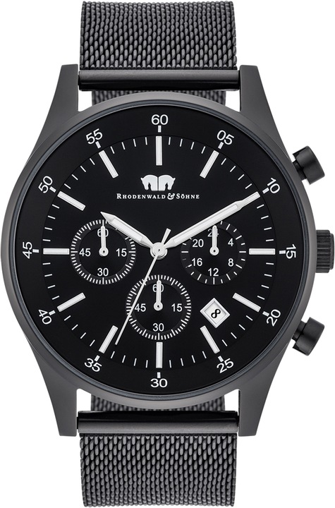 Produktbild Herren Chronograph Goodwill Edelstahl schwarz - 5112 (Chronograph, 45 mm)