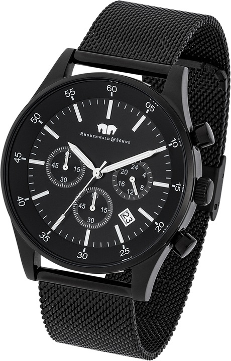 Produktbild Herren Chronograph Goodwill Edelstahl schwarz - 5112 (Chronograph, 45 mm)