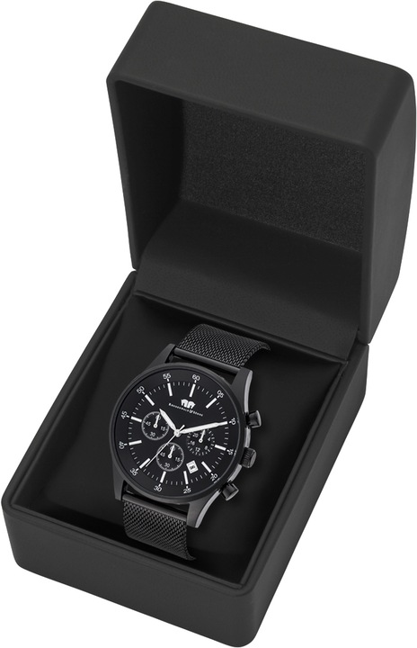 Produktbild Herren Chronograph Goodwill Edelstahl schwarz - 5112 (Chronograph, 45 mm)
