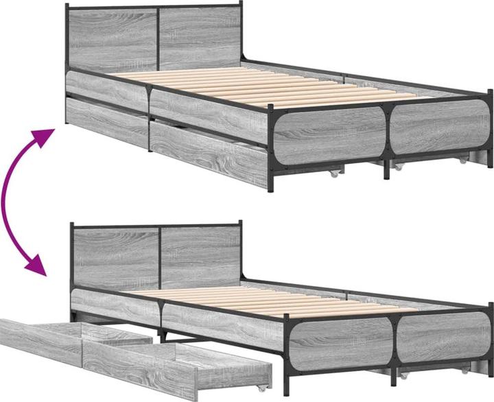 Image du produit vidaXL Bettgestell (75 x 190 cm)