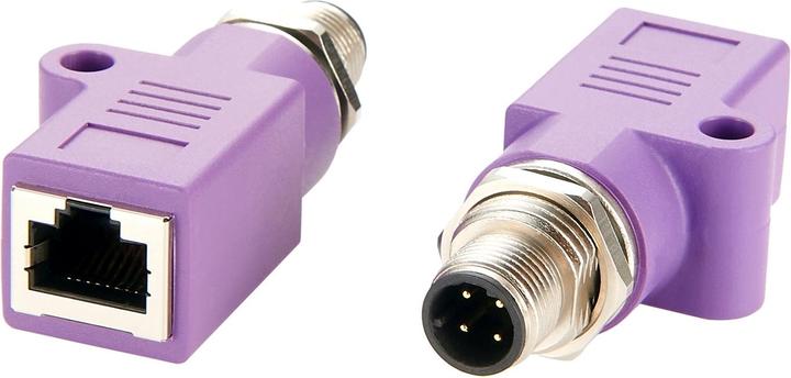 Actual product image Exsys Adapter M12 D-code m - RJ45 f (RJ45 (1x))