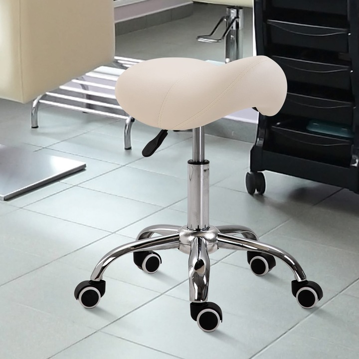 Produktbild Homcom Sattelhocker mit Nylonrollen