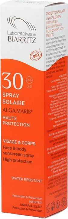 Actual product image Laboratoires de Biarritz Alga Maris (Sun spray, SPF 30, 100 ml, 500 g)