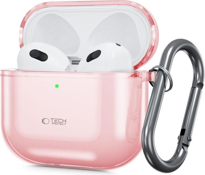 Tech-Protect Protective Case for Pods 4 Tech - Transparent Pink (Manchon pour casque d'écoute)
