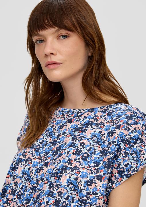 Actual product image S.Oliver T-Shirt T-Shirt mit gerafften Ärmeln (38)