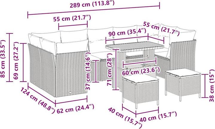 Produktbild vidaXL Nolan