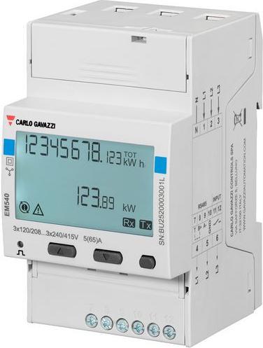 Produktbild Carlo Gavazzi 3-Phasen-Netzanalysatoren 120... 415V IP40 65 A EM540