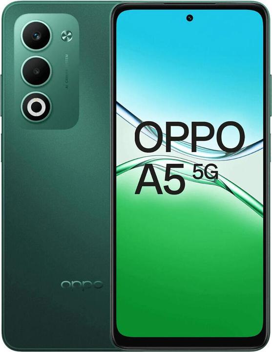 OPPO A5 5G (128 GB, Aurora Green, 6.67