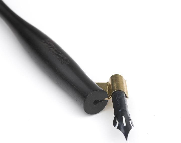 Actual product image Brause Holzfederhalter schräg (Black, 1 x)