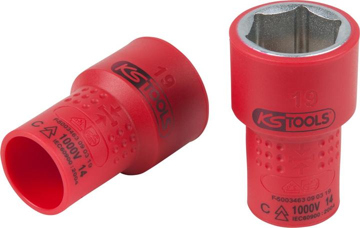 Actual product image KS Tools 3/8" Insulated socket (19 mm)