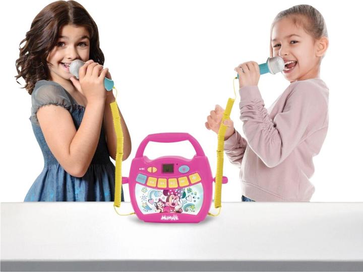 Actual product image Lexibook Minnie Mouse Bluetooth Speaker with Light Effects and Microphone, Battery Rechargeable