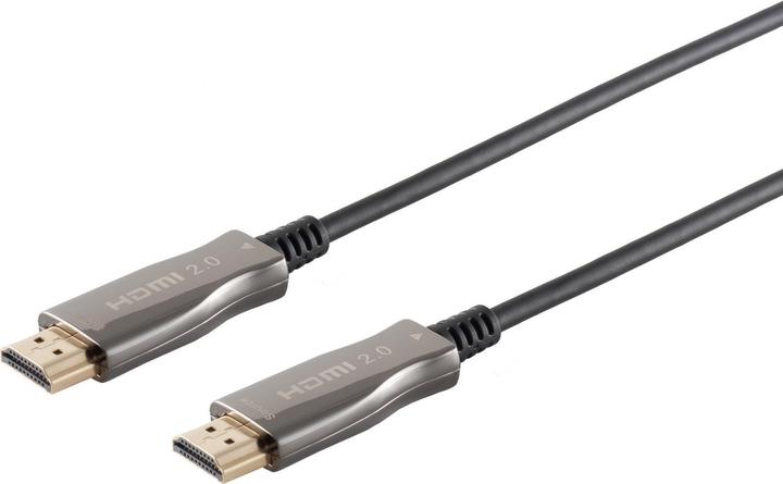 Image du produit Shiverpeaks Câble optique HDMI, 4K 60Hz, noir (40 m, HDMI)