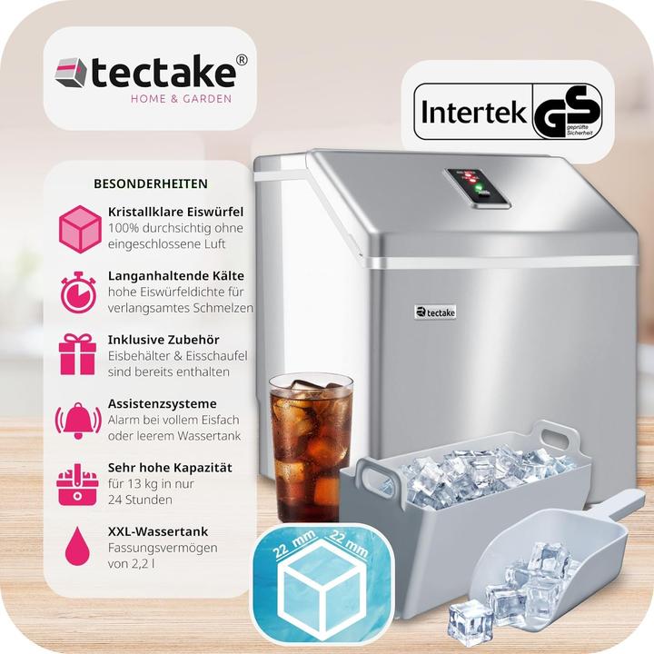 Produktbild tectake Profi Eiswürfelmaschine