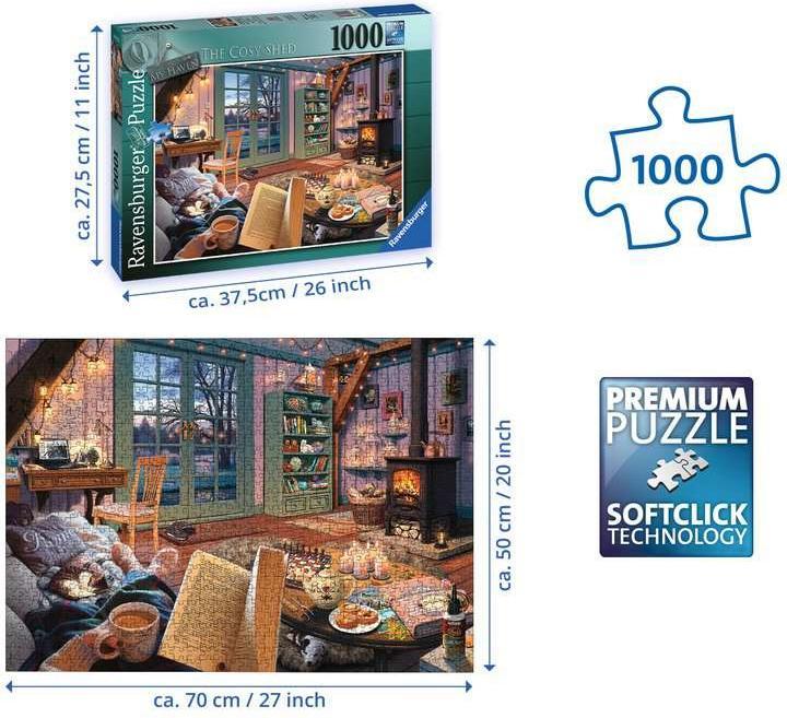 Immagine prodotto Ravensburger Puzzle Cosy Room 1000 pezzi (1000 pezzi)