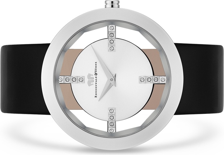 Image du produit Montre à quartz Lucrezia en cuir véritable noir - 4338 (Montre analogique, 42 mm)