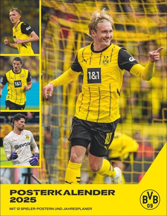 Produktbild Heye BVB Posterkalender 2025 (34 x 44 cm)