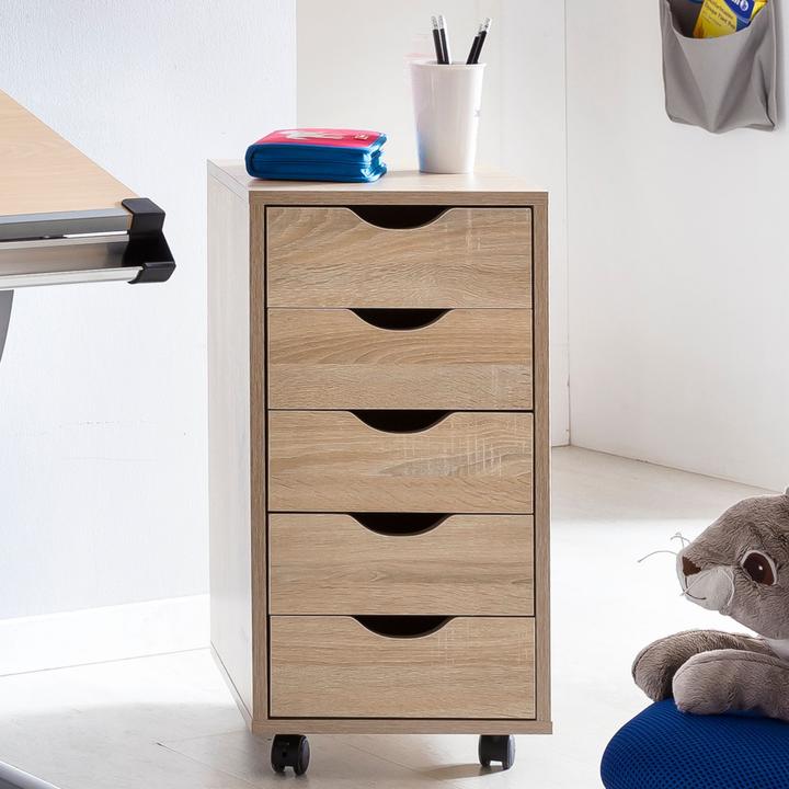 Produktbild FineBuy Rollcontainer (38 x 33 x 64 cm)