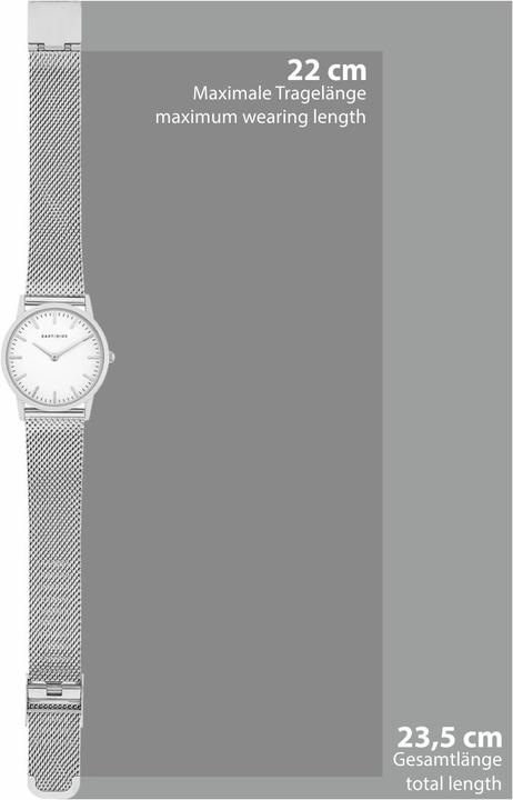 Produktbild Eastside Damen Quarzuhr Cassina Edelstahl silber - 9736 (Analoguhr, 33 mm)