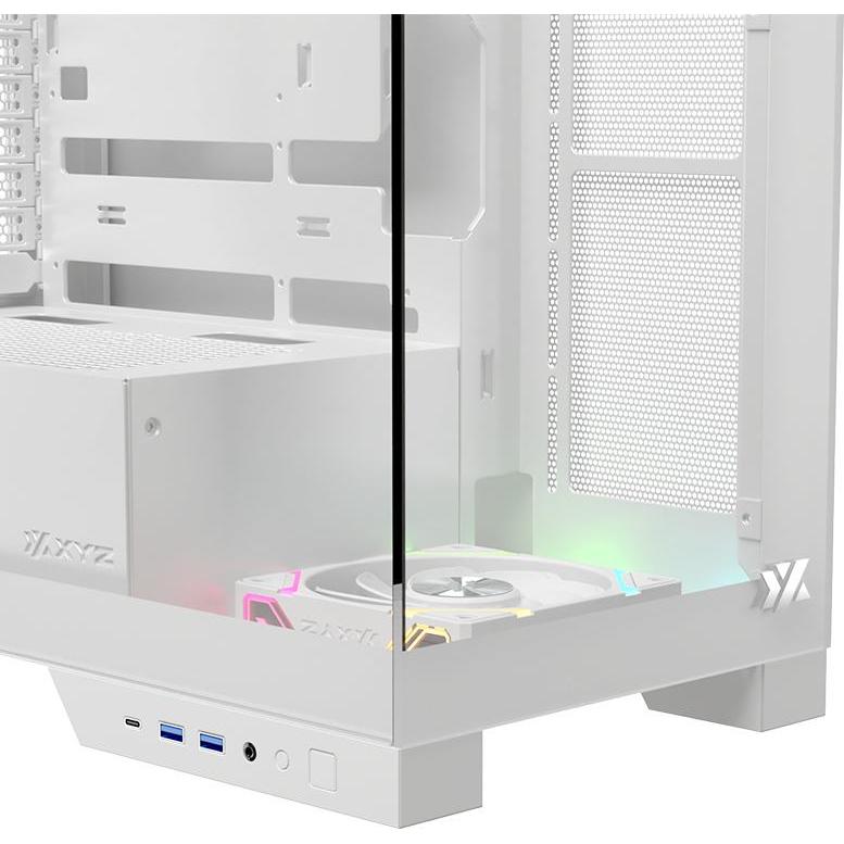 xyz X-CS-TRIFECTA-W (mATX, Mini-ITX, ATX), Case PC, Bianco