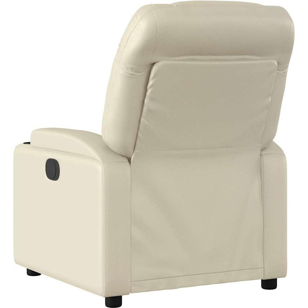 VidaXL, Massageliege + Massagesessel, Massagesessel Creme Kunstleder,Farbe: Creme,Material