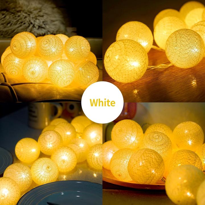 Actual product image Ciskotu Lichterkette mit 20 LED-Lampions, EU-Version (3.80 m)