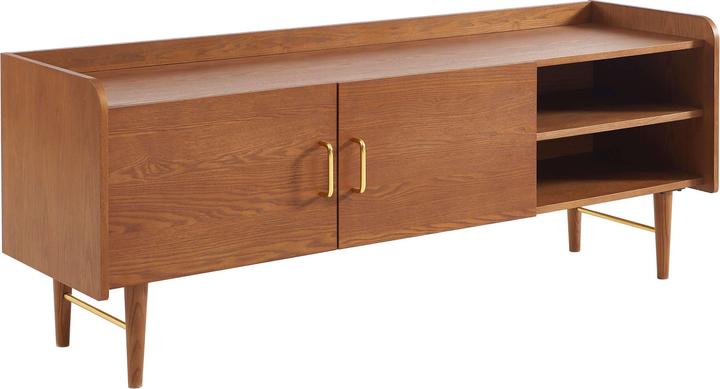 Actual product image Sorelh TWIGGY TV - Möbel Esche Furnier 57cm (150 x 41.50 x 57.50 cm)