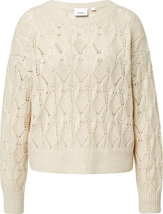 Image du produit Comma Strickpullover Weicher Strickpullover mit Ajourmuster (S)