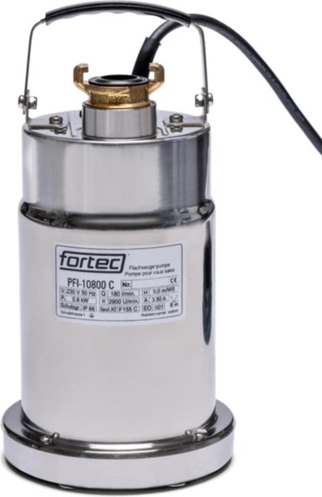Fortec Flat suction pump PFI-10800C (Clear water pump)