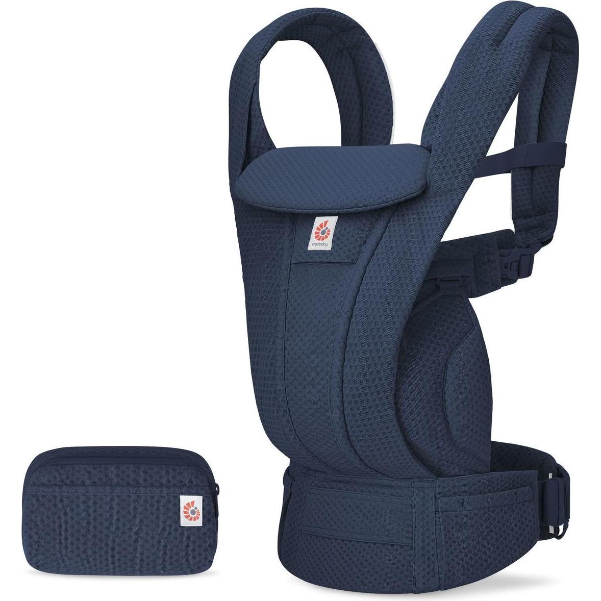 Ergobaby, Marsupio bebè, Omni Deluxe Mesh Babytrage - Midnight Blue