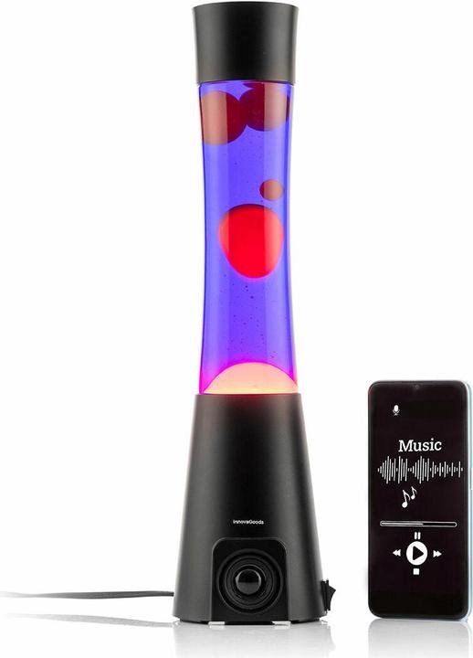 Produktbild InnovaGoods Lavalampe mit Lautsprecher Maglamp (E14)