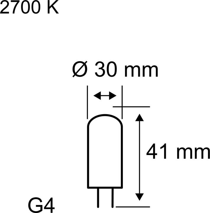 Actual product image Paulmann Pin base (G4, 3.20 W, 270 lm, 1 x, G)