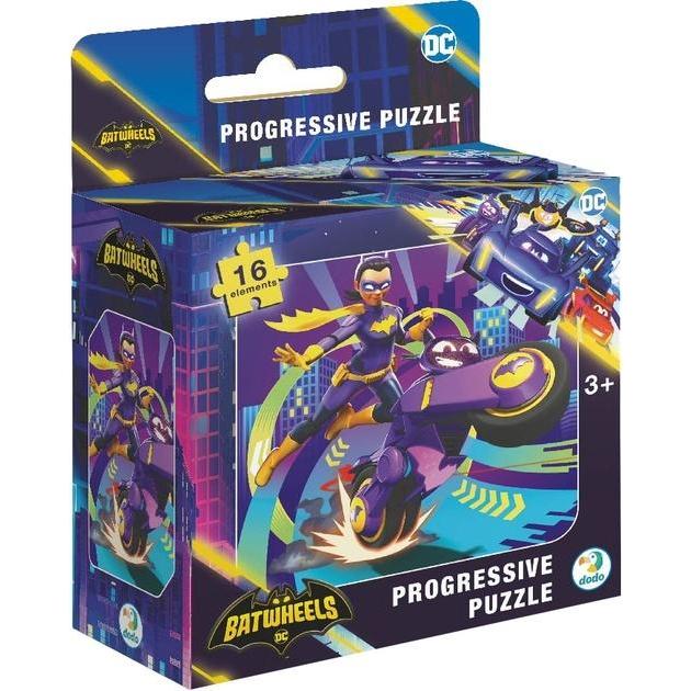 Dodo Puzzle 16 Batwheels Batgirl Motorrad Bibi (16 pezzi)
