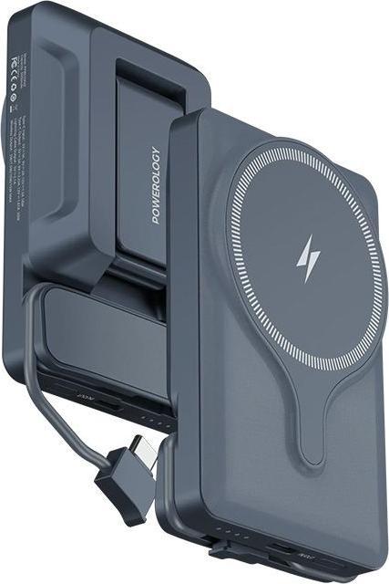 Powerology Car Mount 5000mAh Power Bank With Magnetic Wireless Charger (5000 mAh, 15 W, 18.50 Wh)