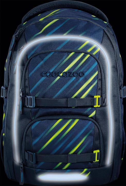 Actual product image Coocazoo PORTER Backpack, Fast Lime (35 l)