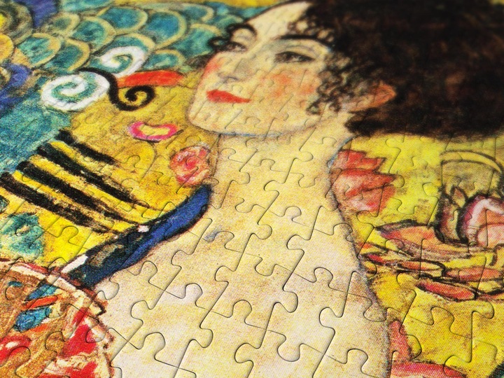 Immagine prodotto Enjoy Puzzle ENJOY-1128 - Gustav Klimt: Signora con ventaglio, puzzle da 1000 pezzi (1000 pezzi)