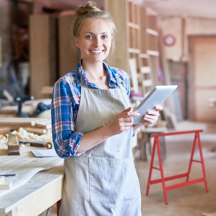 Actual product image Relaxdays 2x folding trestle (78 cm, 40 cm)