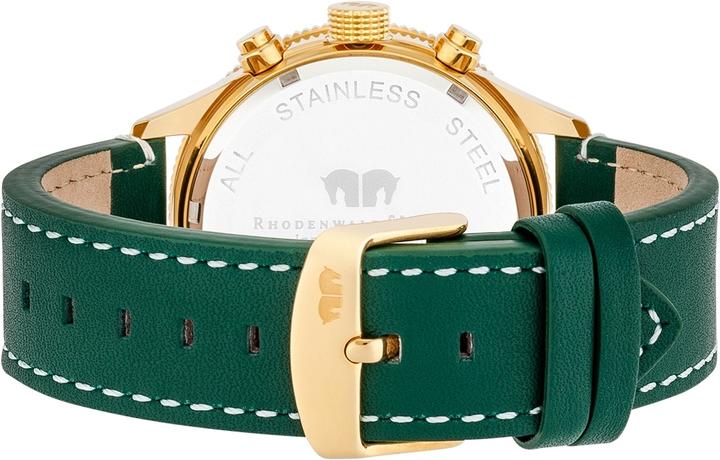 Immagine prodotto Cronografo da uomo Carthago II in vera pelle verde - 23554 (Cronografo, 43 mm)
