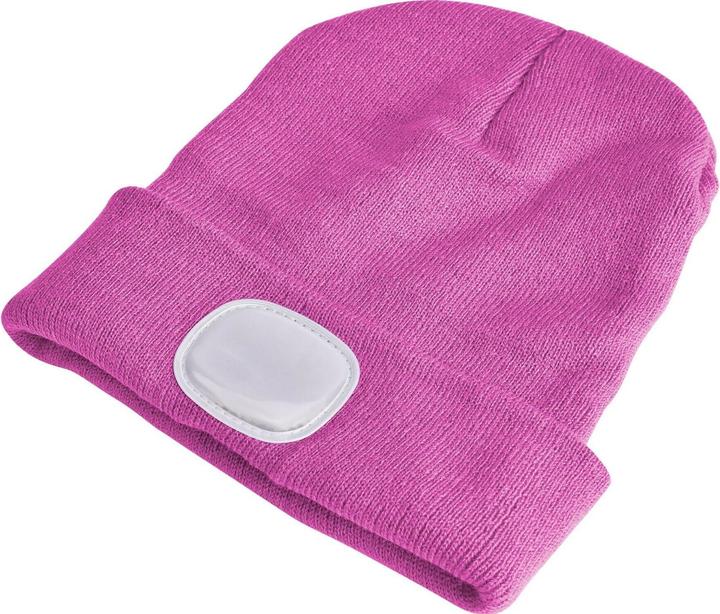 Produktbild Sixtol Cap mit Stirnlampe 180lm, wiederaufladbar, USB, Universalgrösse, Baumwolle/PE, rosa (180 lm)