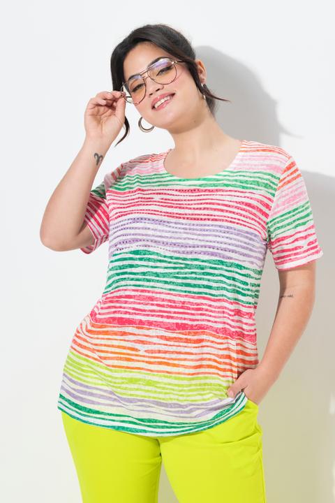 Immagine prodotto Angel of Style Ringelshirt, Komfort Fit, Halbarm (50)