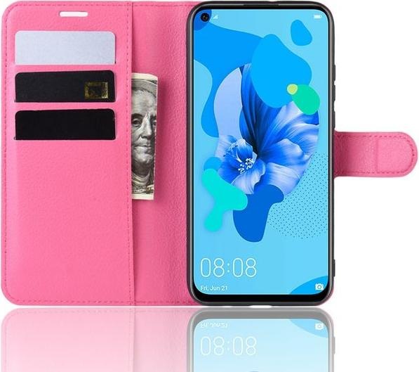 Actual product image MU Classic Litchi Leather Bookcover Series (Huawei P20 Lite (2019))