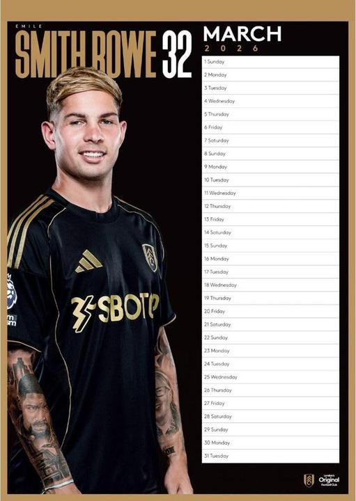 Image du produit Fulham - Calendrier mural (A3)