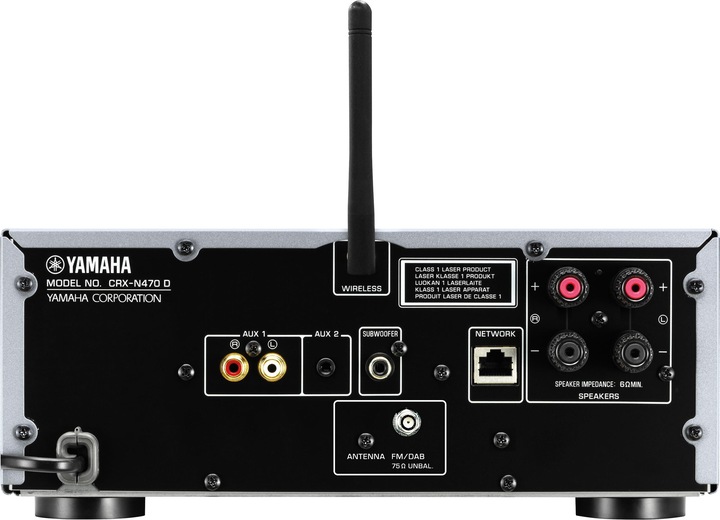 Image du produit Yamaha Mcr-N570dab (Lecteur de CD, WiFi, Bluetooth, Multiroom, Airplay, Spotify Connect, 2x 22 W)
