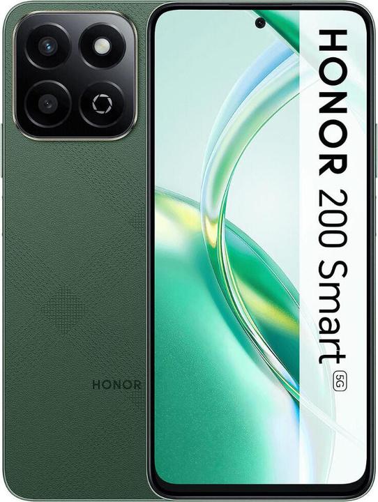 Immagine prodotto Honor 200 Smart Black (256 GB, Forest Green, 6.80", Doppia SIM, 5G)