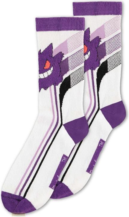 Actual product image Difuzed Pokémon socks 3-pack Pikachu, Charmander, Gengar 43-46 (pack of 3, 43 - 46)
