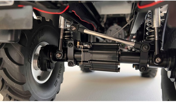 Immagine prodotto Amewi Mercedes-Benz Unimog, trasportatore di attrezzi 4WD (RTR pronto all'uso)
