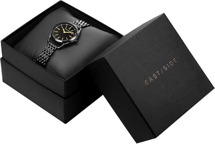 Produktbild Eastside Damen Quarzuhr Edison Edelstahl schwarz - 23898 (Analoguhr, 32 mm)
