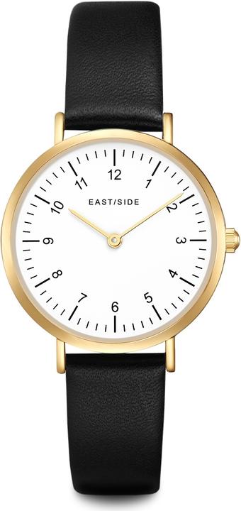 Actual product image Eastside Ladies quartz watch Rosehill genuine leather black - 23904 (Analogue wristwatch, 32.10 mm)